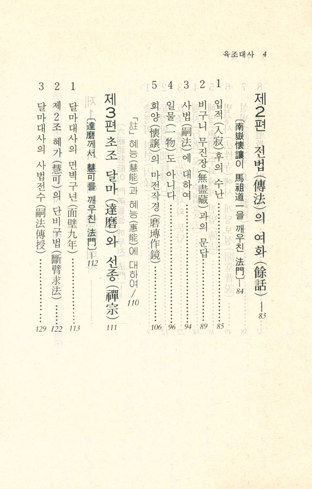 『육조대사 : 禪의 人門(육조대사 : 선의 인문)』 3