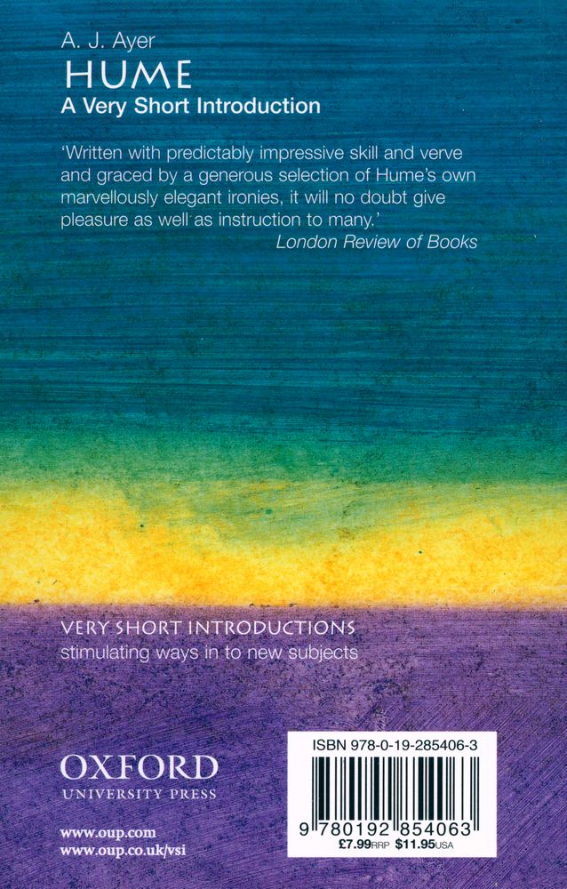 『Hume : A Very Short Introduction』 3