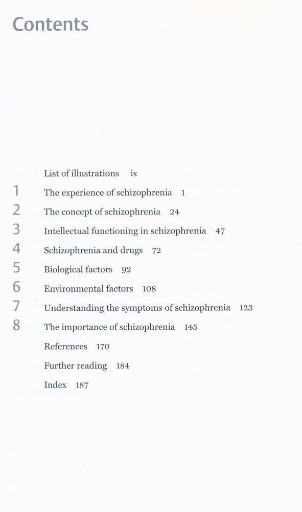 『Schizophrenia : A Very Short Introduction』 2