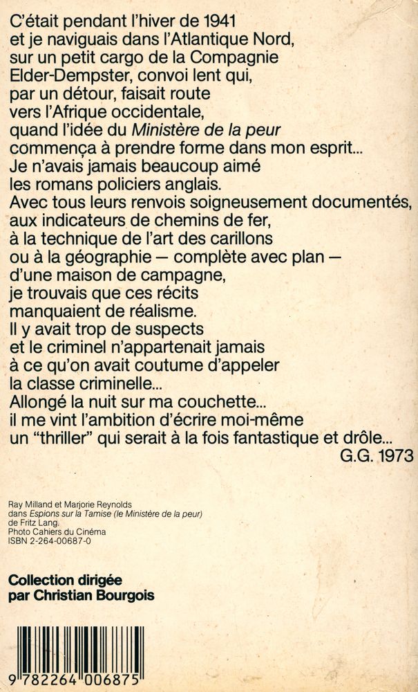 『Le ministère de la peur』 3