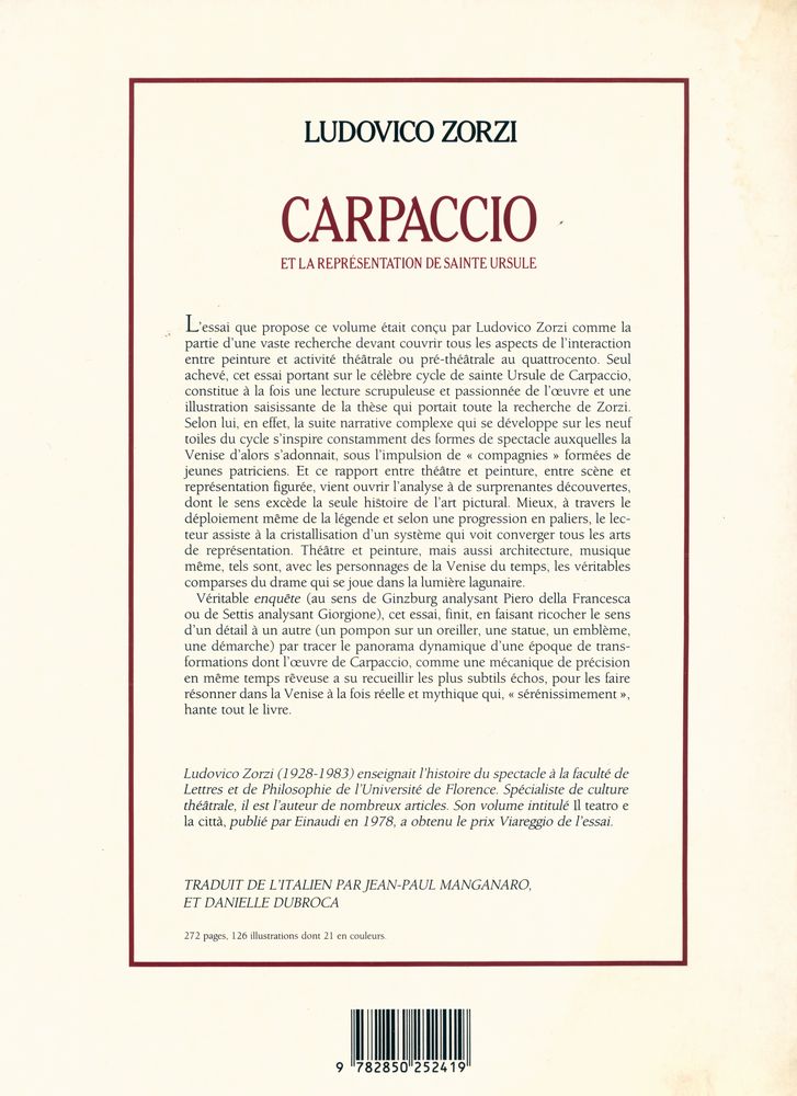 『Carpaccio : et la représentation de Sainte Ursule』 3