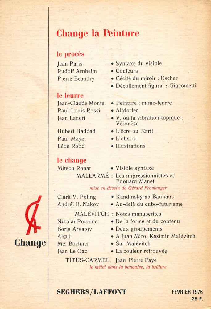 『CHANGE』 26 - 27 FEVRIER 1976 4