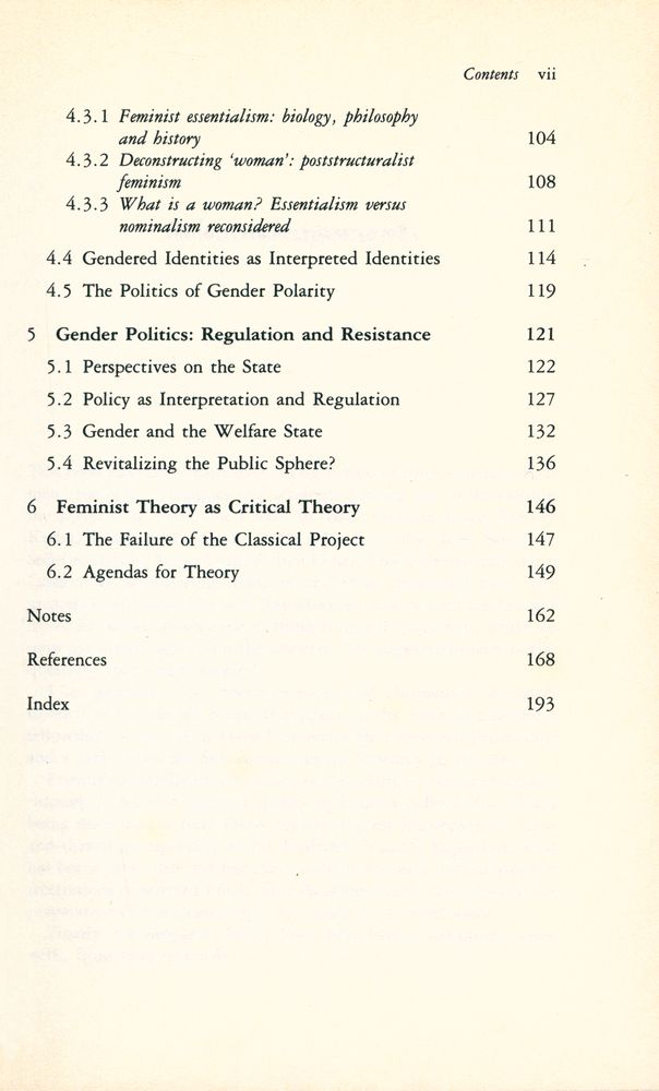 『ENGENDERING MODERNITY : Feminism, Social Theory and Social Change』 4