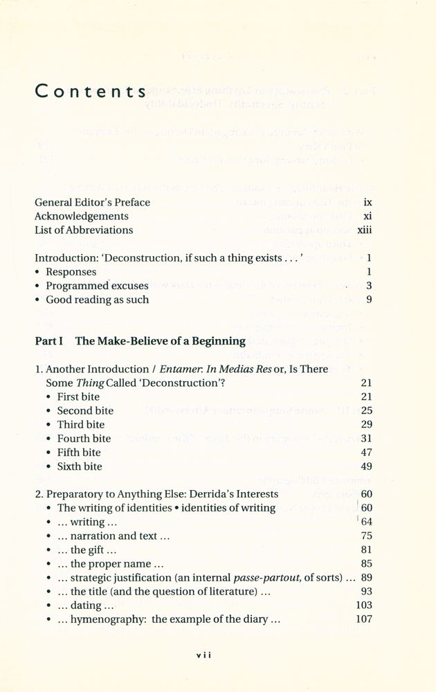 『Deconstruction - Derrida』 2