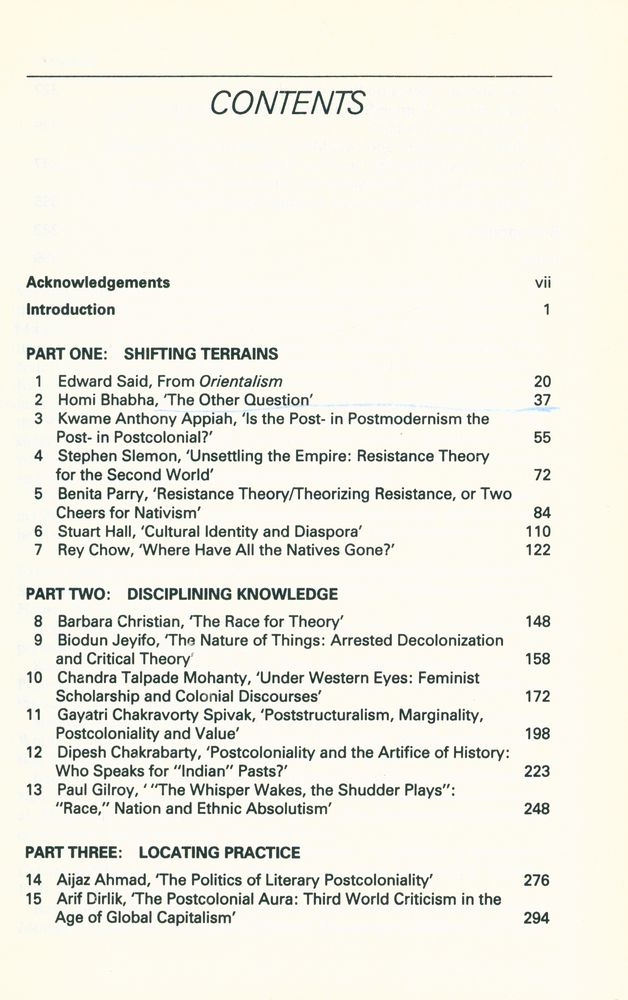 『Contemporary Postcolonial Theory : A Reader』 2