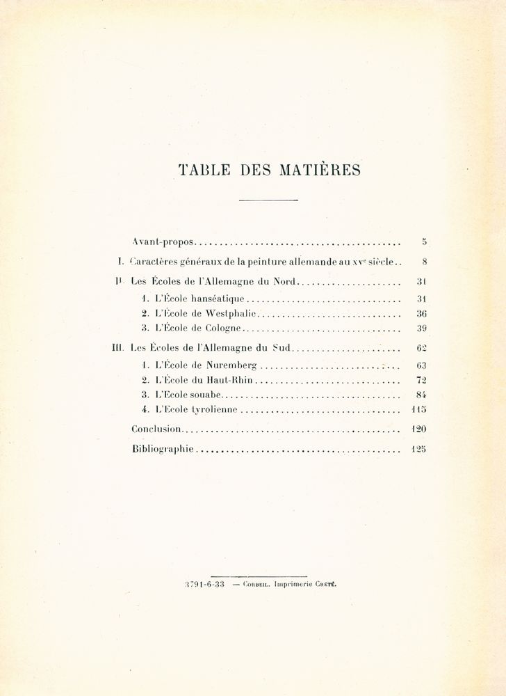 『Les Primitifs Allemands』 2