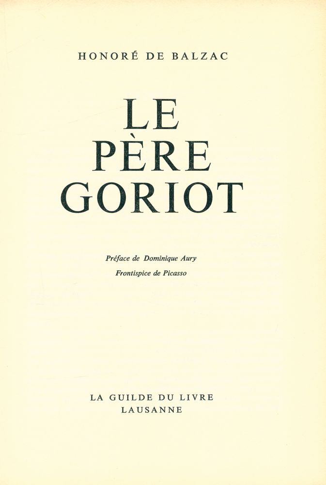『LE PÈRE GORIOT』 2