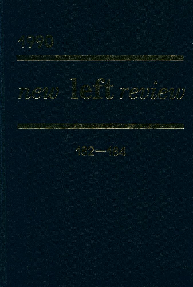 『new left review』 182 - 184 1