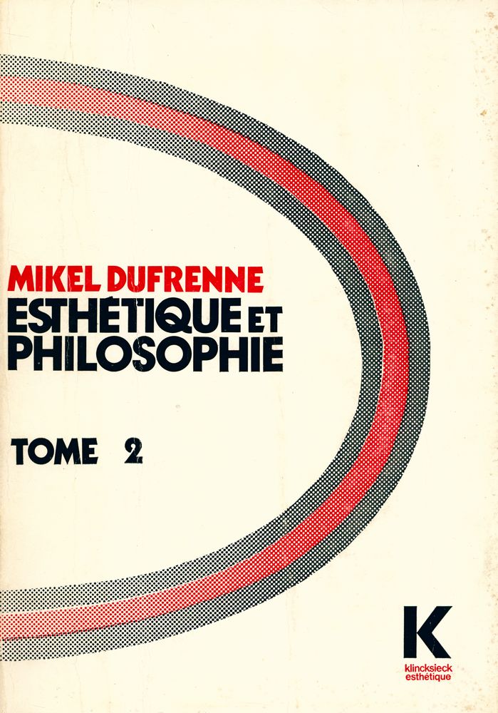 『Esthétique et philosophie tome Ⅱ』 1