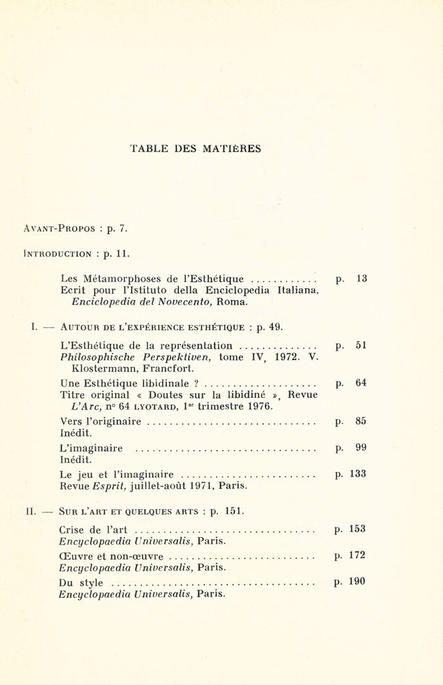 『Esthétique et philosophie tome Ⅱ』 2