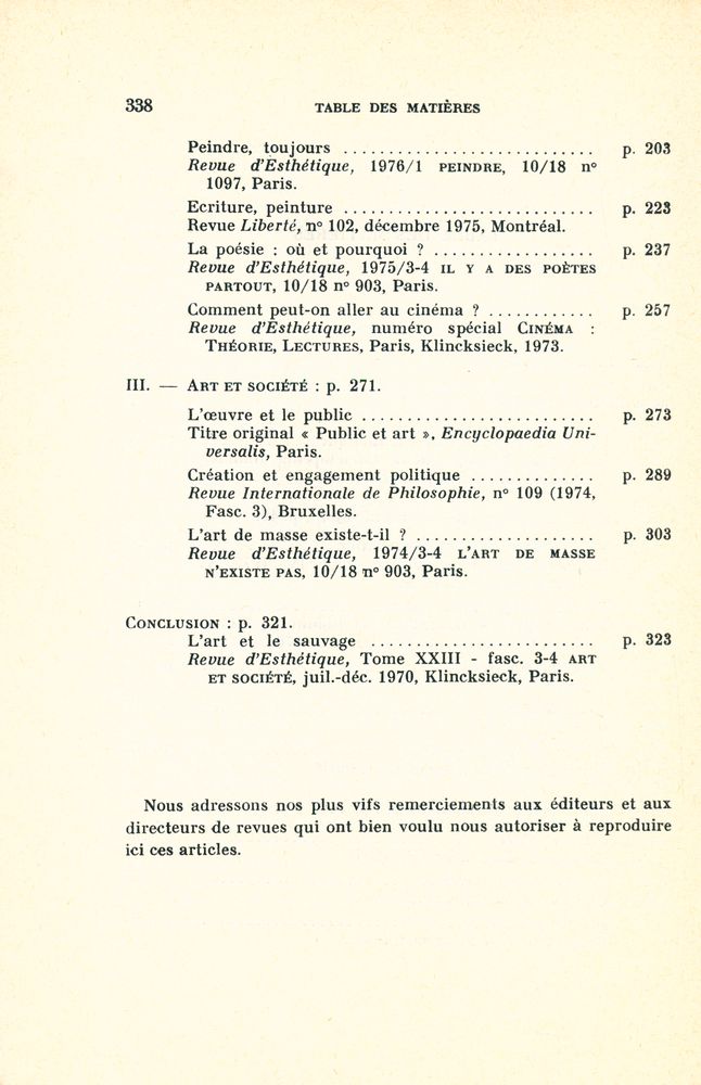『Esthétique et philosophie tome Ⅱ』 3