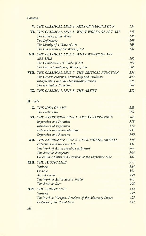 『The theory of the arts』 3