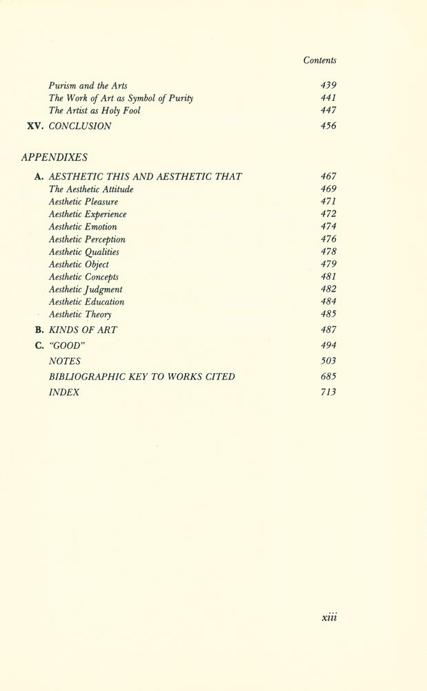 『The theory of the arts』 4