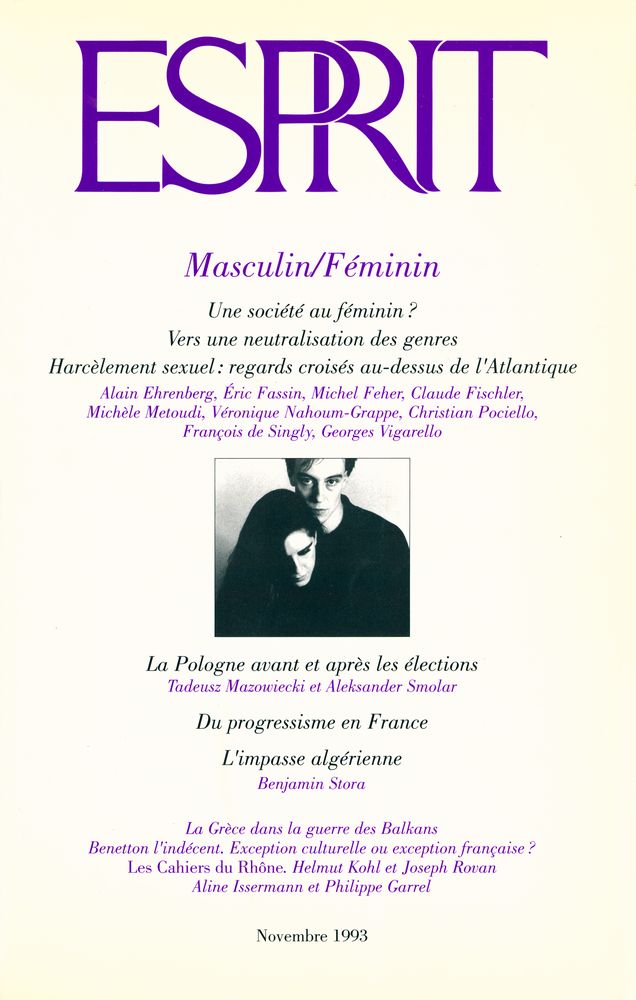 『ESPRIT』 n° 196, novembre 1993 1