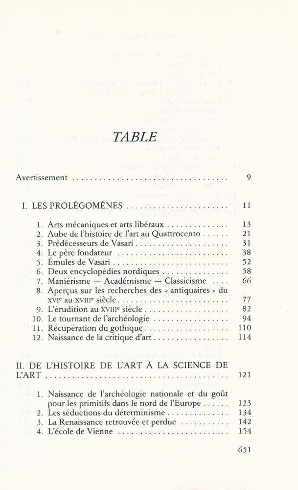 『Histoire de l'histoire de l'art de Vasari à nos jours』 2