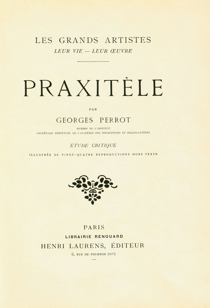 『PRAXITÈLE』 1