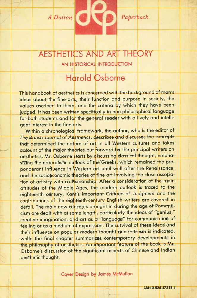 『Aesthetics and Art Theory : An Historical Introduction』 4