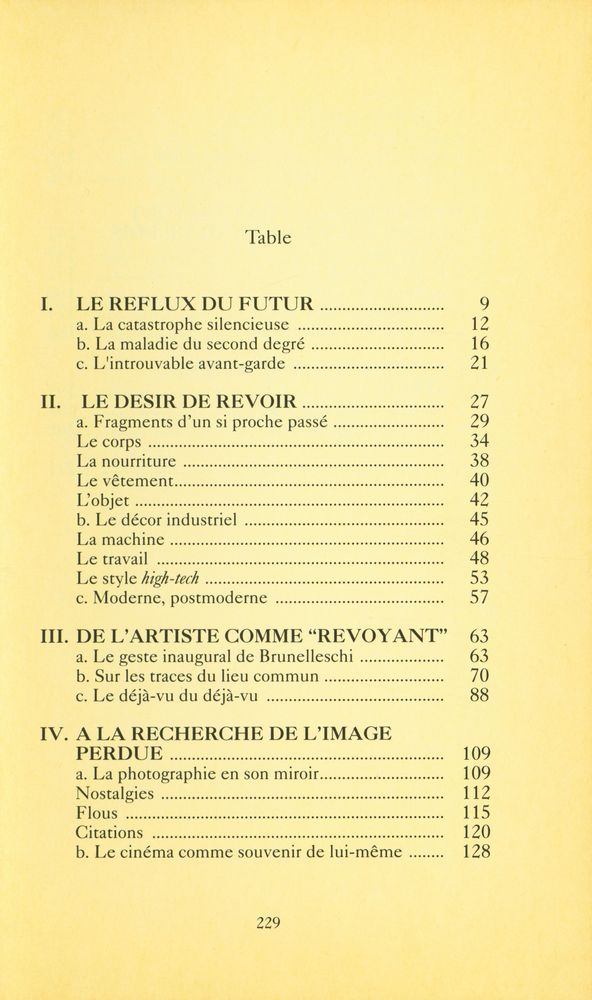 『La nostalgie des avant - gardes』 2