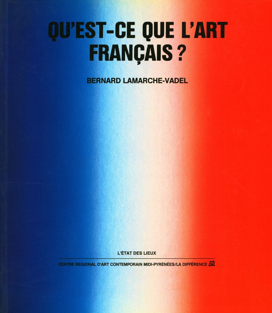 『QU'EST - CE - QUE L'ART FRANÇAIS?』 1