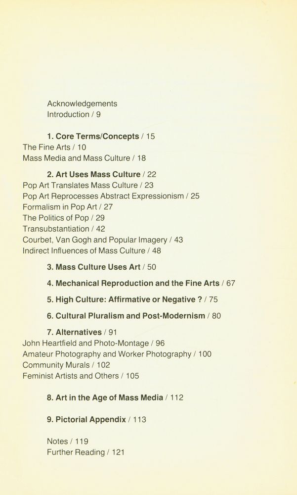 『Art in the Age of Mass Media』 2
