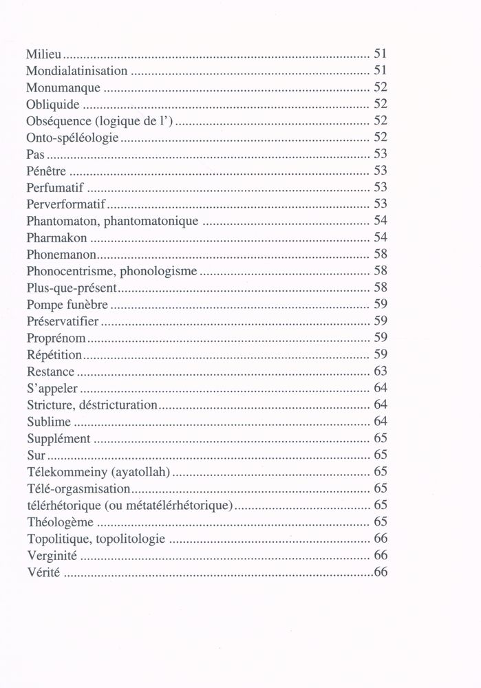 『Le vocabulaire de Derrida』 4