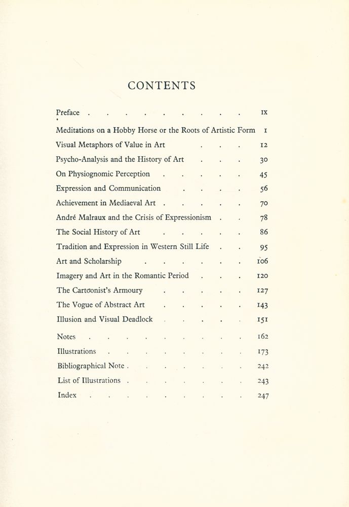 『Meditations on a Hobby Horse : and other essays on the theory of art』 2