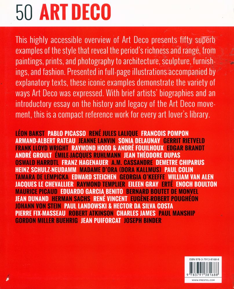 『ART DECO : 50 Works Of Art You Should Know』 4