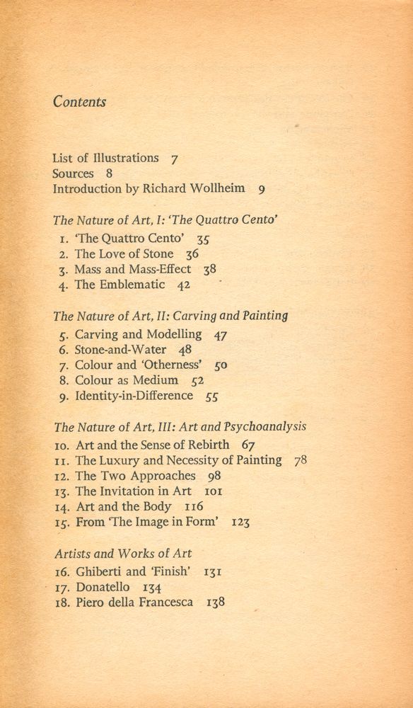 『The Image in Form : Selected Writings of Adrian Stokes』 2