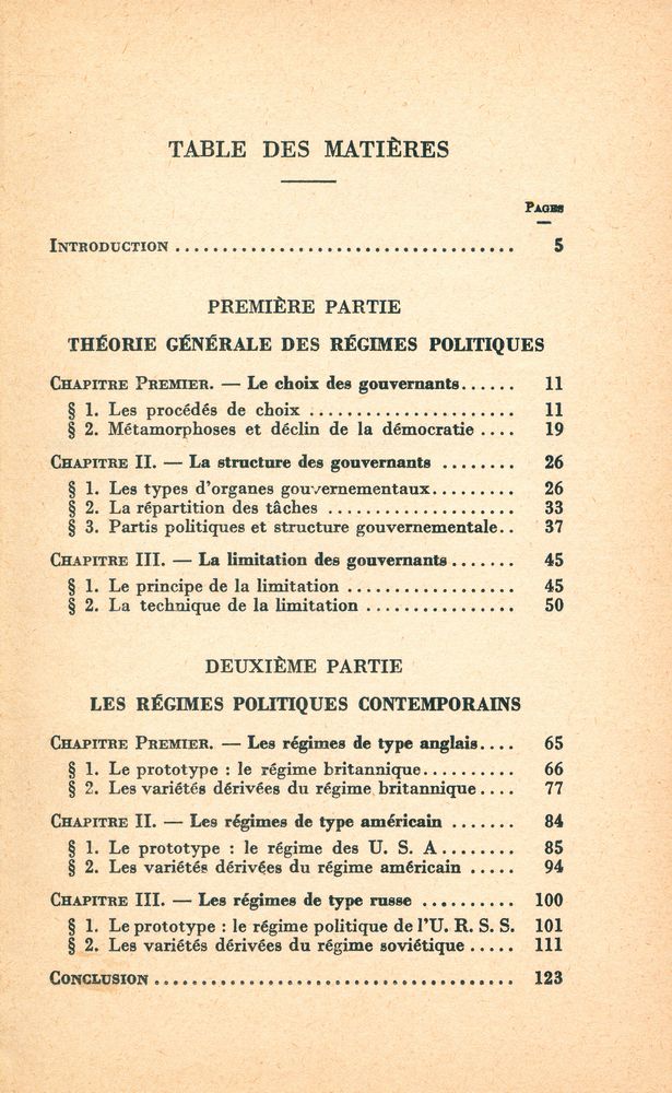 『LES RÉGIMES POLITIQUES』 2
