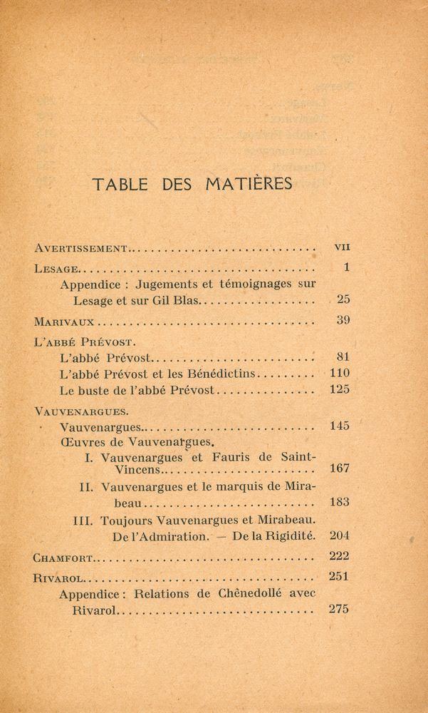 『LES GRANDS ÉCRIVAINS FRANÇAIS : ⅩVIIIe SIÈCLE, ROMANCIERS ET MORALISTES』 2
