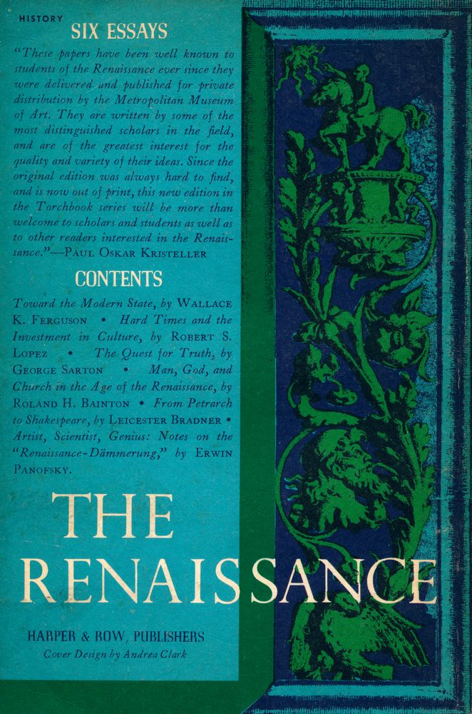 『THE RENAISSANCE : Six Essays』 4
