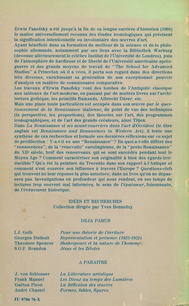 『LA RENAISSANCE ET SES AVANT - COURRIERS DANS L'ART D'OCCIDENT』 3