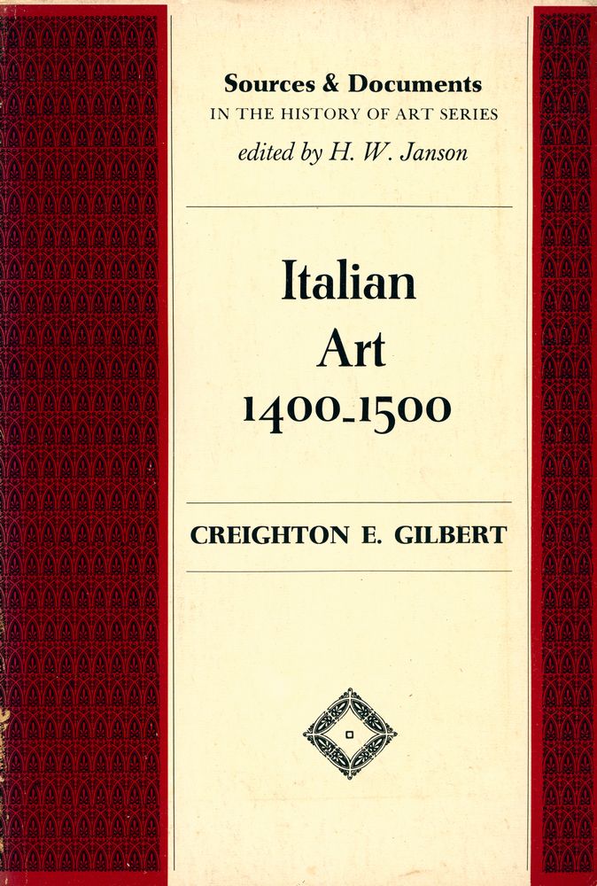 『Sources & Documents IN THE HISTORY OF ART SERIES - Italian Art 1400 - 1500』 1