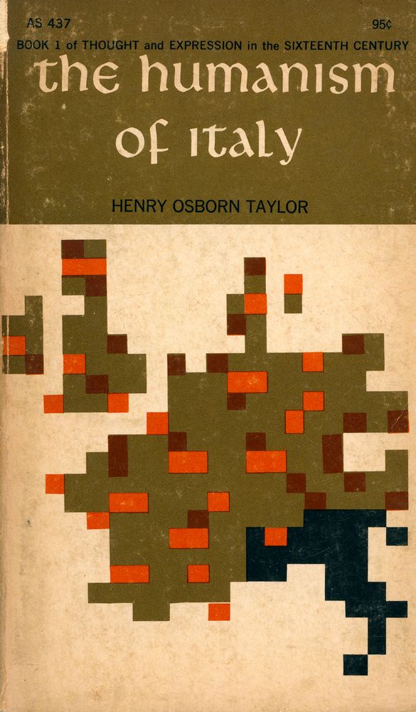 『BOOK 1 of THOUGHT and EXPRESSION in the SIXTEENTH CENTURY - the humanism of Italy』 1