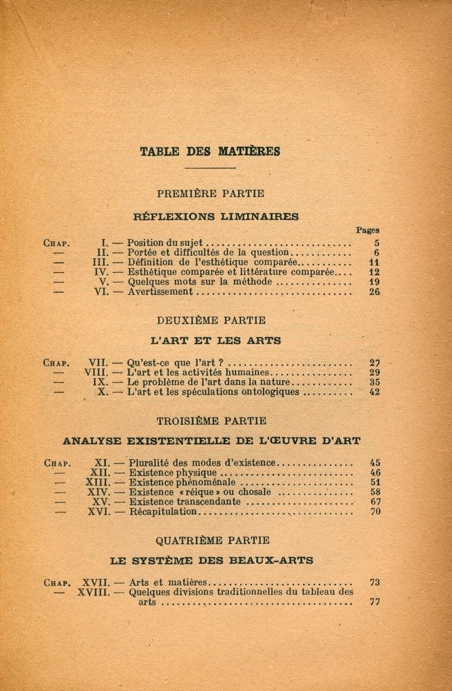 『Bibliothèque de Philosophie scientifique - La correspondance des arts : ÉLÉMENTS D'ESTHÉTIQUE COMPARÉE』 2
