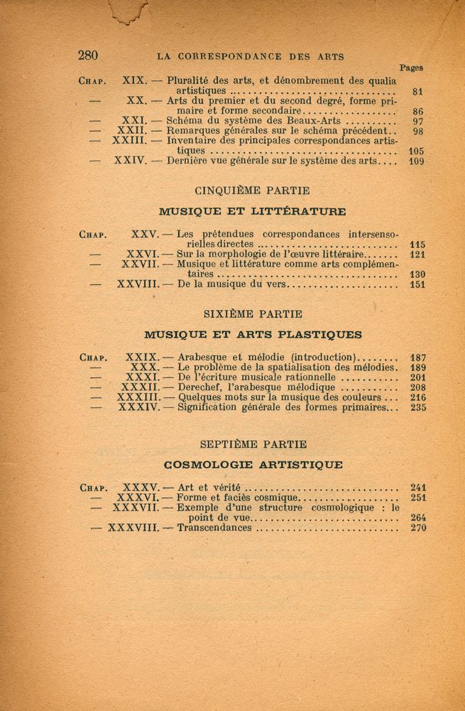 『Bibliothèque de Philosophie scientifique - La correspondance des arts : ÉLÉMENTS D'ESTHÉTIQUE COMPARÉE』 3