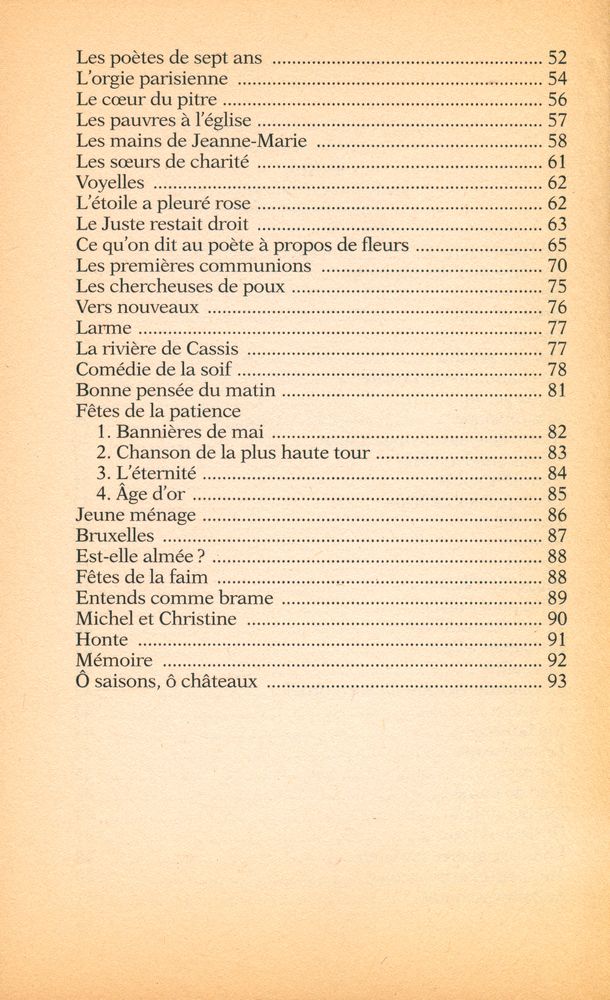 『Le bateau ivre et autres poèmes』 3