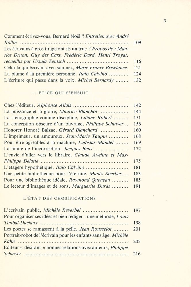 『l'écrivain pour mémoire : revue des lettres et de l'audio - visuel』 3