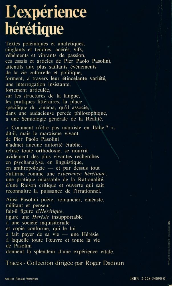 『L'expérience hérétique : langue et cinéma』 3