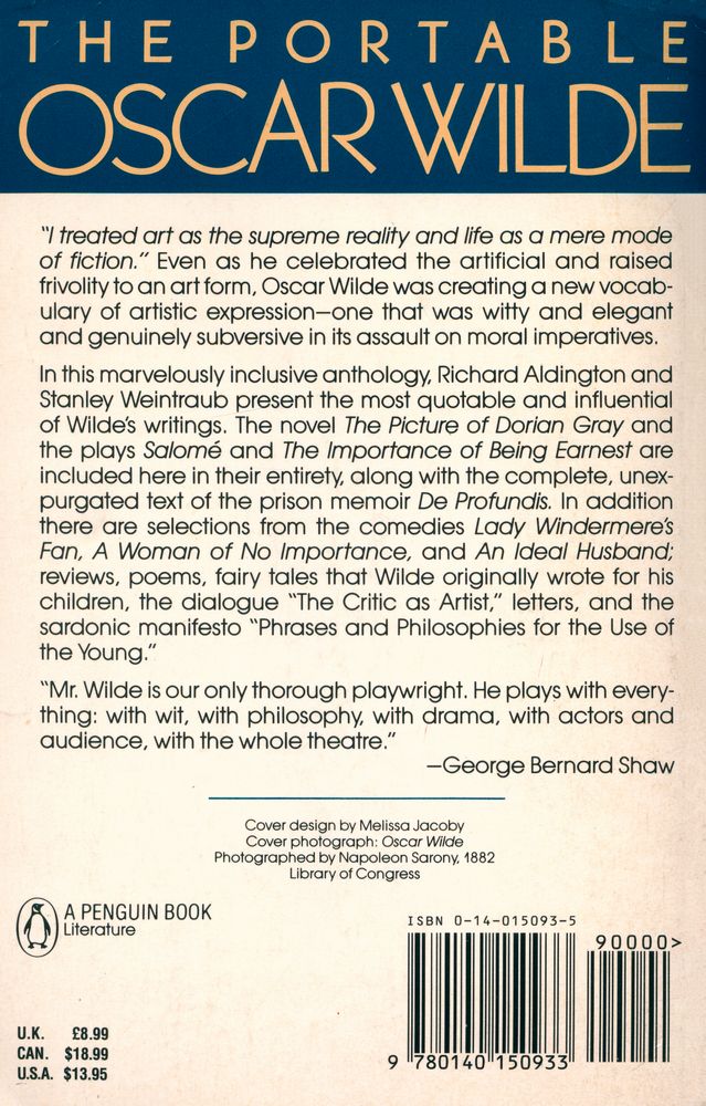 『The Portable Oscar Wilde』 4