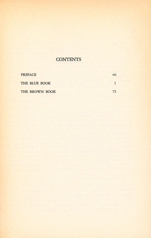 『THE BLUE AND BROWN BOOKS』 2