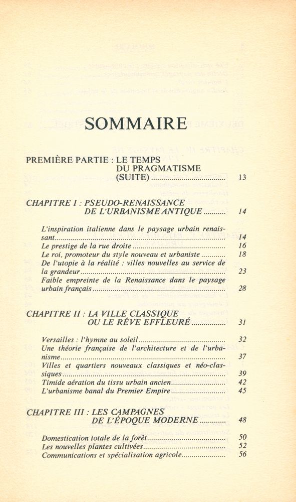 『HISTOIRE DU PAYSAGE FRANÇAIS Tome Ⅱ Le Profane : du XVIe siècle à nos jours』 2