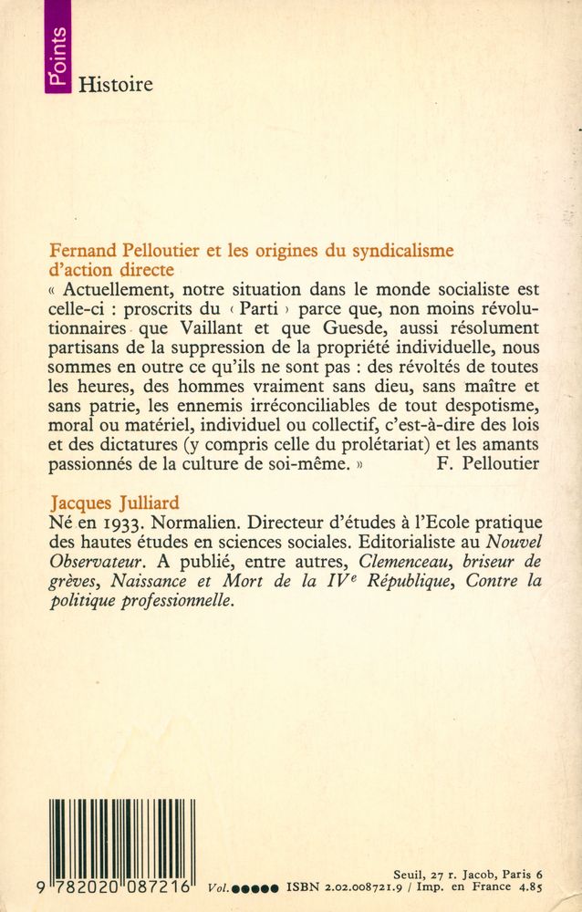 『Fernand Pelloutier et les origines du syndicalisme d'action directe』 4