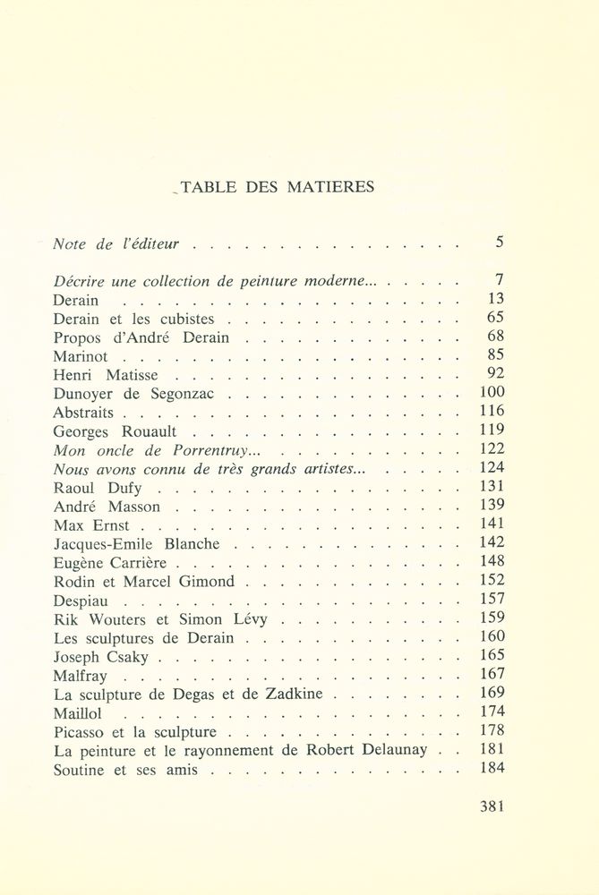 『DES ARTISTES ET UN COLLECTIONNEUR』 2