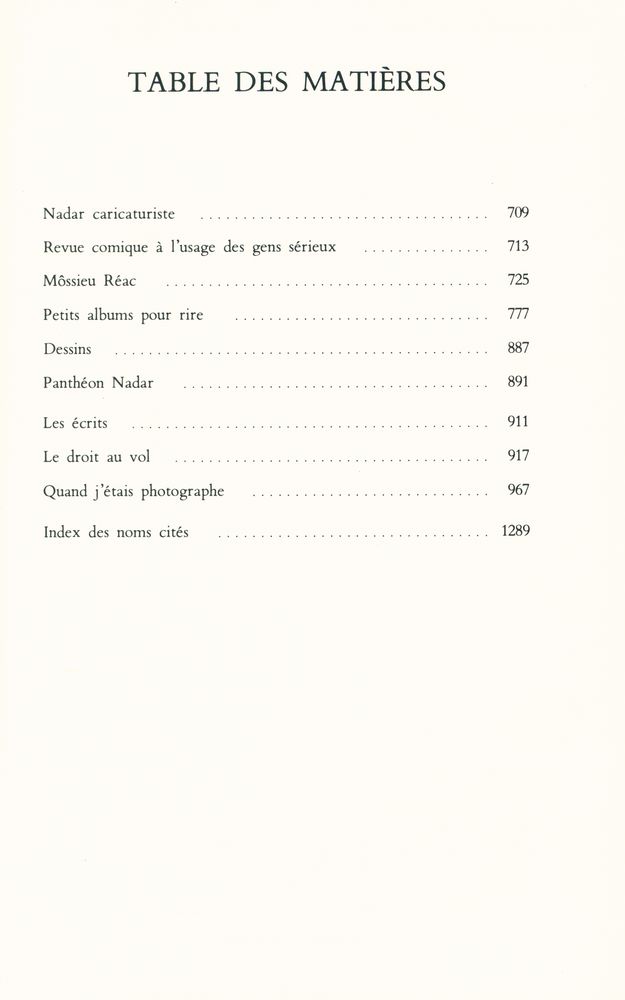 『NADAR DESSINS ET ÉCRITS』 2
