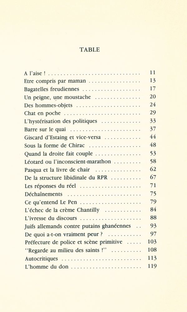 『Le DIVAN des politiques』 2