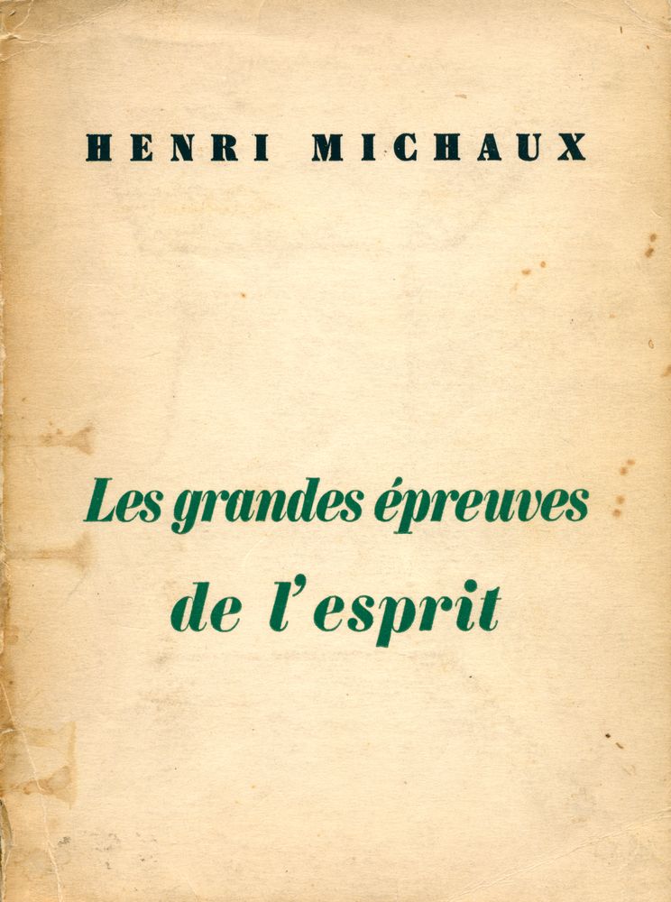 『Les grandes épreuves de l'esprit et les innombrables petites』 1