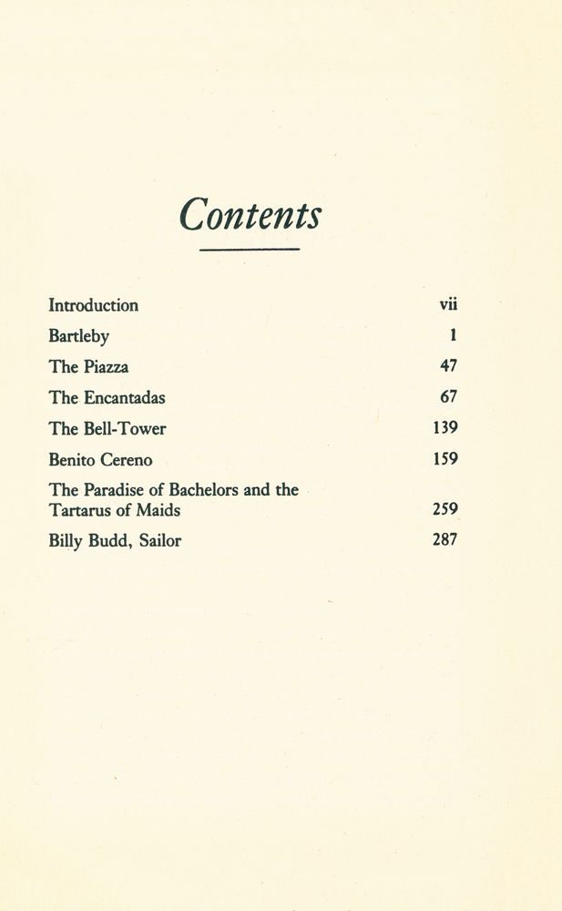 『Billy Budd, Sailor and Other Stories』 2