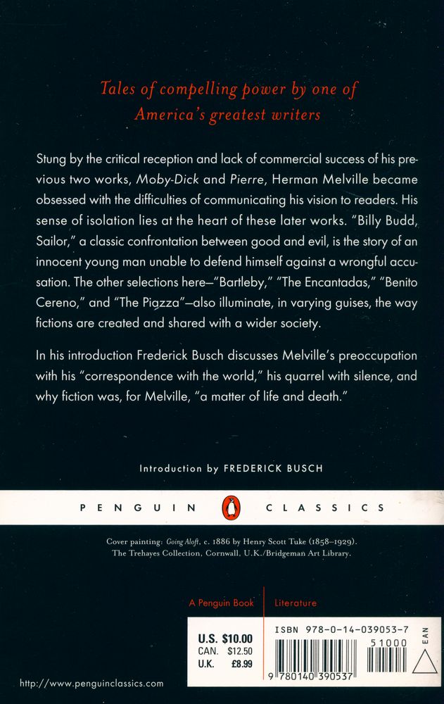 『Billy Budd, Sailor and Other Stories』 3