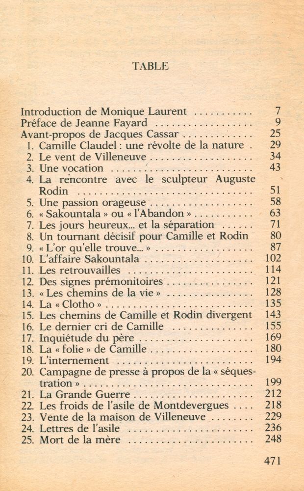 『Dossier Camille Claudel』 2